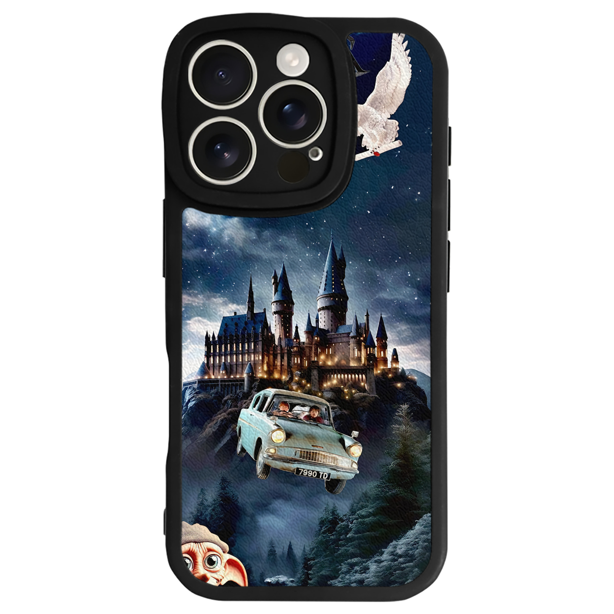（画像用） Harry Potter ハリー・ポッターシリーズ 【iPhone 16シリーズ対応】シリコンスマホケース（レザー調） 材質：シリコン